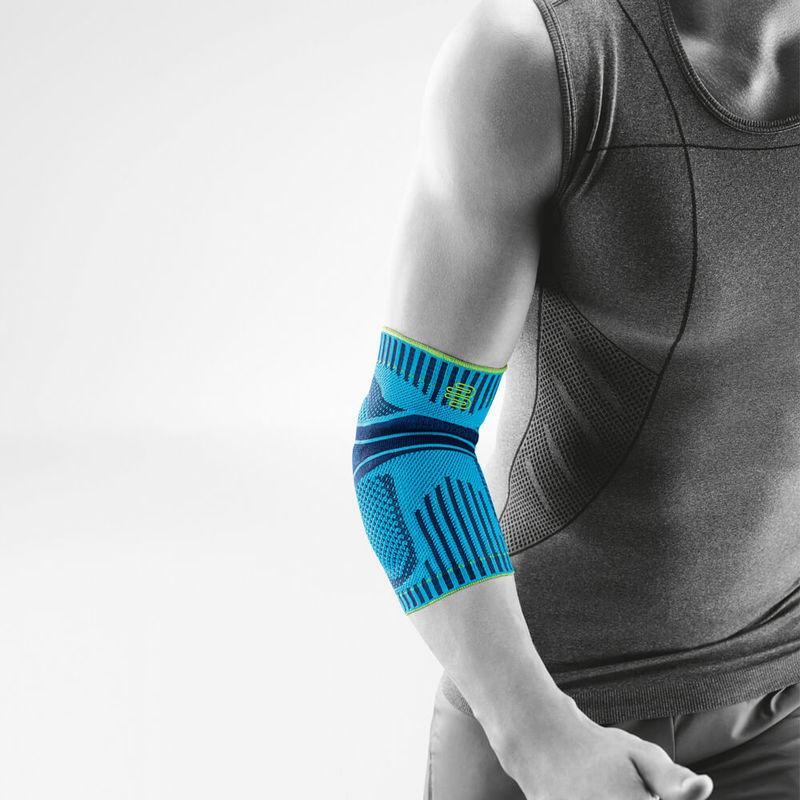 Elbow support with compression